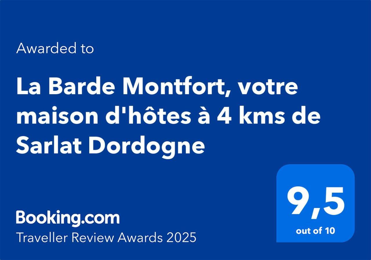 La Barde Montfort, Votre Maison D'Hotes A 4 Kms De Sarlat Dordogne Bed & Breakfast Витрак Екстериор снимка